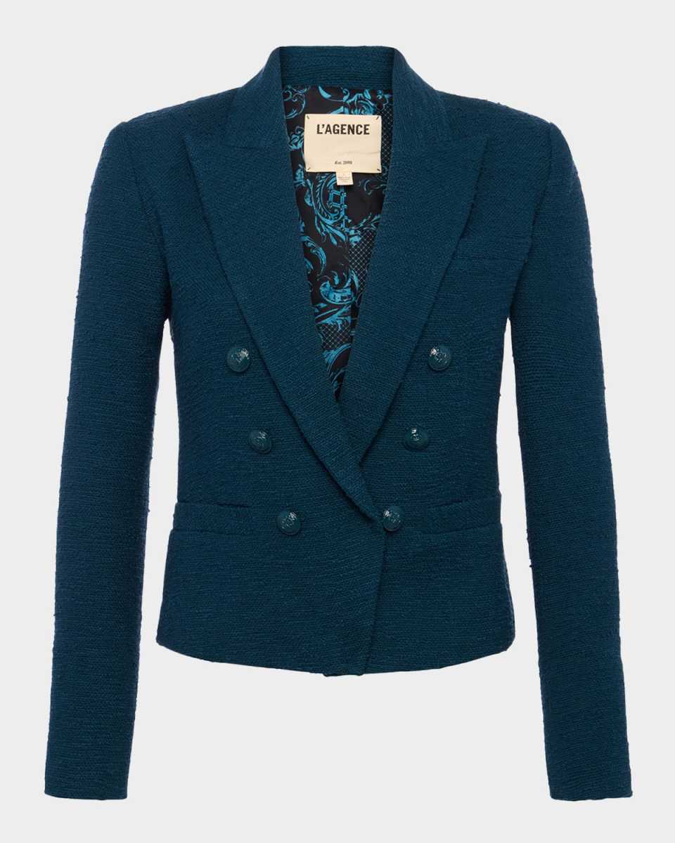 Brooke Double-Breasted Crop Blazer